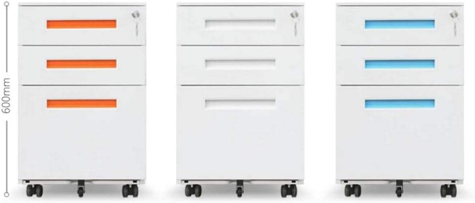 Chengbeautiful Filing Cabinet Lockable Function Push Pull Drawer Mobile Iron File Cabinet For Small Spaces Drawers Maxi Filing Cabinet Color Orange Size 50x38x60cm Amazon Co Uk Kitchen Home