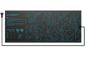 AC Infinity SUNCORE A7, Waterproof Seedling Heat Mat 48" x 20.75" MET & UL-Certified Heating Pad for Indoor Gardening, Hydroponics, Germination, Cloning