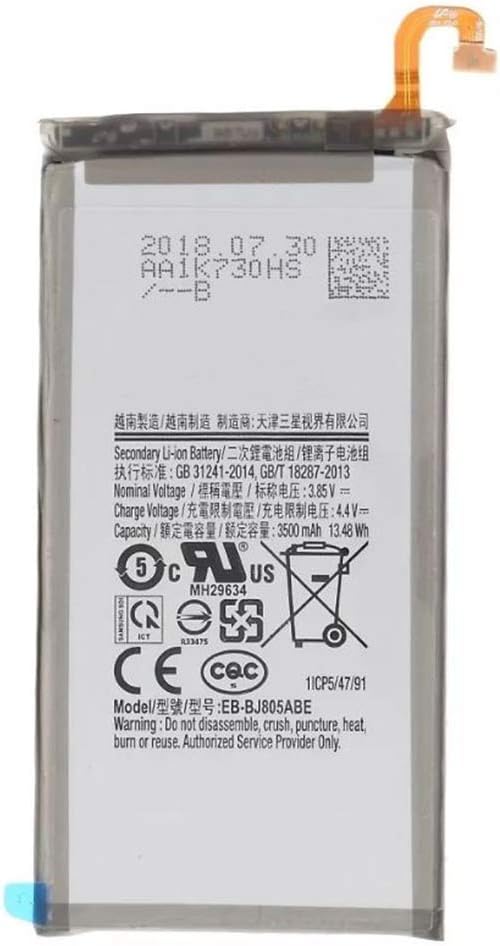 Replacement Battery EB-BJ805ABE 3500 mAh Compatible with Samsung Galaxy J8