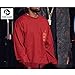 The Life of Pablo I Feel Like Pablo Red Long Sleeve T Shirt (2X-Large)