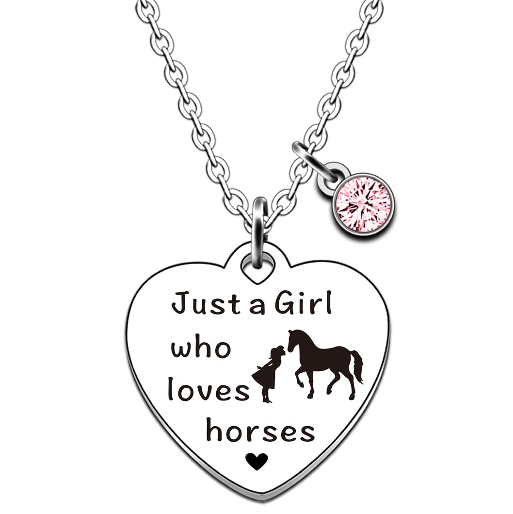 JMIMO Horse Necklace Horse Gifts for Girls