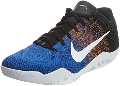 Nike Kobe XI Elite Low BHM 822522-914 White/Royal Flyknit Men's Basketball Shoes Size US9.5