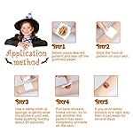 ThinkMax 180 pcs Tatuajes temporales de Halloween para niños, 30 Estilos Surtidos Etiquetas engomadas del Tatuaje para el Favor de la Fiesta de Halloween, Truco o Trato, Rellenos de Bolsas de Regalos 11 ThinkMax 180 pcs Tatuajes temporales de Halloween para niños, 30 Estilos Surtidos Etiquetas engomadas del Tatuaje para el Favor de la Fiesta de Halloween, Truco o Trato, Rellenos de Bolsas de Regalos