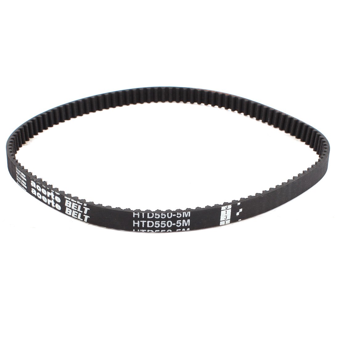 sourcingmap HTD550-5M 10mm Width 5mm Pitch Synchronous Timing Belt for 3D Printer