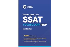 Middle & Upper Level SSAT Vocabulary Prep: SSAT Words Workbook
