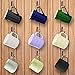 PAINISTIC Topspeeder 24 Pieces Coat Hooks Wall Mounted Single Coat Hanger and 50 Pieces Screws for Cloakroom, Clothes, Hat, Scarf, Bags, Keys, Shoes, Coffee Cup Holder, Homemade Wardrobe（Silver）