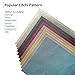 AOUXSEEM Vivid Shiny Faux Leather Sheets for Earrings Bows Jewelry Making, PU Pearlescent Gloss Fabric Bundle Cotton Back, 8.2 x 11.8 inch(21 x 30cm) (10 pcs, Assorted)