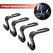 BESWILL Car Organizer, Car Mesh Organizer 3-layer with 4 Headrest Hooks and 2 Carabiners,Barrier for backseat Pet Kids