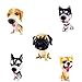 Comidox Handmade childhood memory BobbleHead Dogs Car Dash Puppy for Car Vehicle decoration rocking head dog made by superior Natural Resin Pugs 1PC