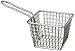 American Metalcraft FRYS443 Stainless Steel Square French Fry Basket Holder, 4-Inch, Silver