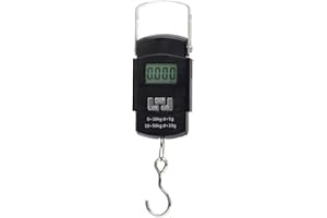 Handheld Portable Electronic Scale High Precision with Night LCD Display Fine Steel Handle Easy Operation for Luggage Househo