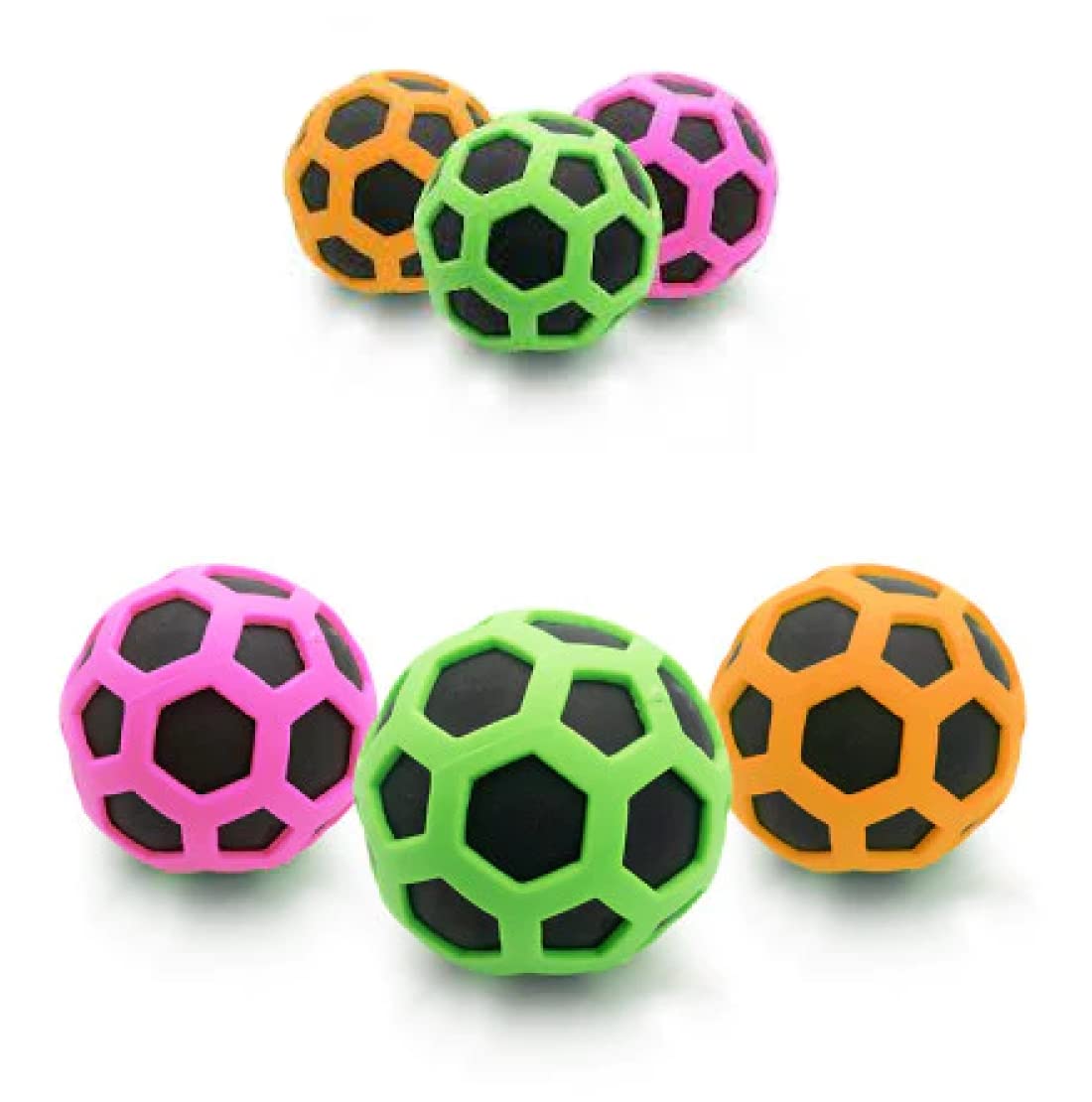 Squishy Hex Mesh Squishy Ball Fidget Toys, Stress Balls Alleviate Tension, Anxiety, Improve Your Focus and Stress Relief for Adults and Kids - Squishy Toys Gifts (1 Unit)