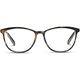 Peepers by PeeperSpecs Women's Bengal Cat-Eye Blue Light Blocking Reading Glasses, Tortoise, 54.9 + 0