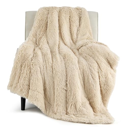 Bedsure Faux Fur Sherpa Throw Blanket
