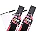 DMoose Wrist Straps for Weightlifting 12 and 18 Inches Thumb Loops with Wrist Support for Workouts Powerlifting Wrist Straps for Weight Lifting Men and Women