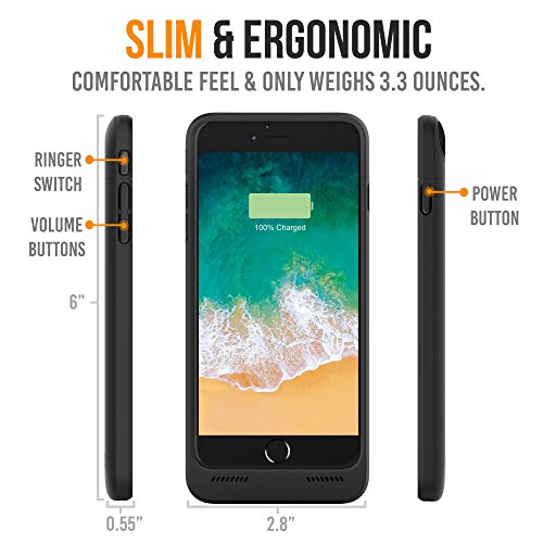 iPhone SE 2020/8/7 Battery Case, Slim Protective Extended Charging Case