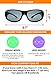 Folding HD Day Night Driving Glasses Fit Over Sunglasses for Men & Women and Blue Light Blocking Glasses (Matt black, Classic grey (polarized))