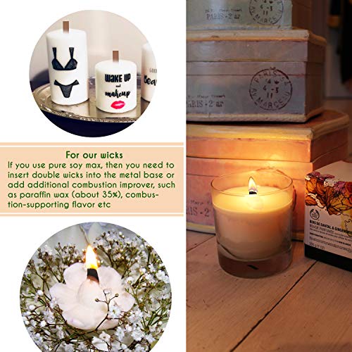 Natural Wood Candle Wicks Bulk Candle Making Kit Wooden Wick with