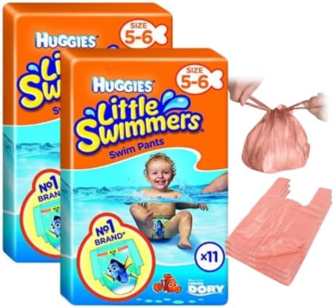 thumbnail image 2 of Magics Disposable Swim Nappies For Babies - Size L (31+ Lbs), Pack Of 10, Leak-Proof For Pool & Beach 2 of 12
