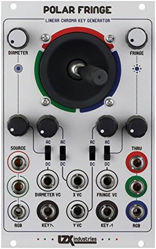 LZX Polar Fringe 16hp Multiplaner Chroma Key Video Synth Module Eurorack