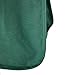 Simple Ecology Organic Cotton Deluxe Reusable Grocery Shopping Bag with Bottle Sleeves and Rigid Bottom Support (UPDATED DESIGN) - Green 3 Pack