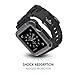 Simpeak 5 Color Protective Case with Black Strap Bands for Apple Watch 42mm Series 1 Series 2