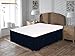 Utopia Bedding Cotton Sateen Bed-Skirt (King, Navy) - 100% Finest Quality Long Staple Fiber - Durable, Comfortable and Abrasion Resistant, Quadruple Pleated, Cotton Blended Platform