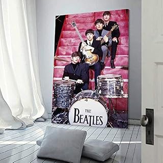 Grupo De Los Beatles Poster décoratif sur toile pour salon, chambre à coucher 30 x 45 cm - Les Beatles, Paul McCartney, John Lennon, RIngo Starr, George Harrison Grupo De Los Beatles Poster décoratif sur toile pour salon, chambre à coucher 30 x 45 cm – Image 3