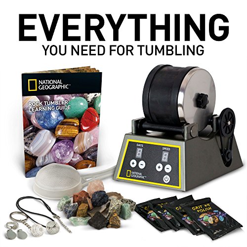 NATIONAL GEOGRAPHIC Professional Rock Tumbler Kit Advanced features