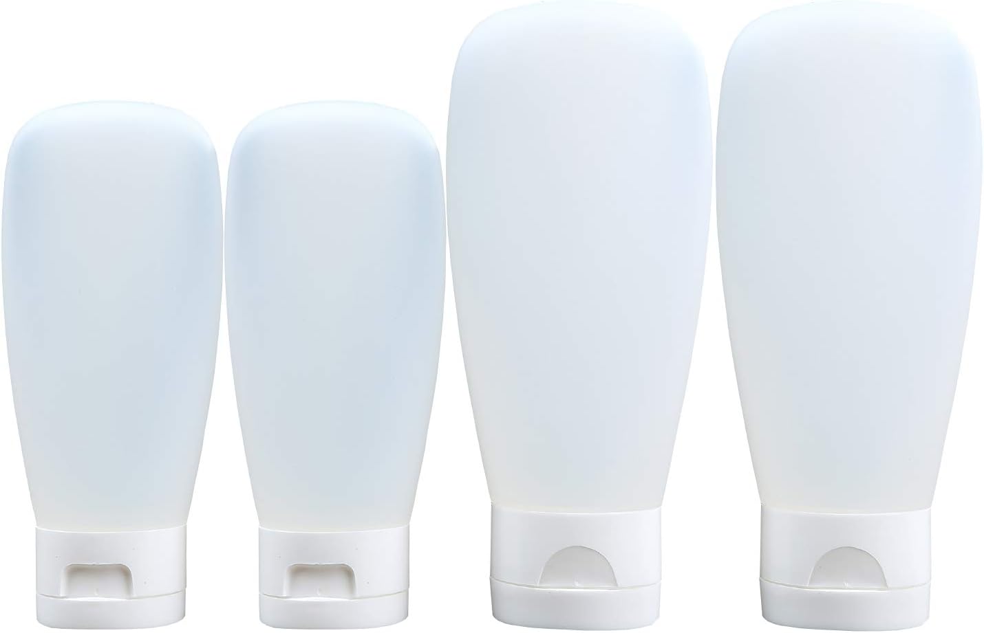 Travel Bottles Set for Toiletries Liquid Shampoo Travel Bottle Containers Tubes 100ml,60ml Squeezable by Iindes