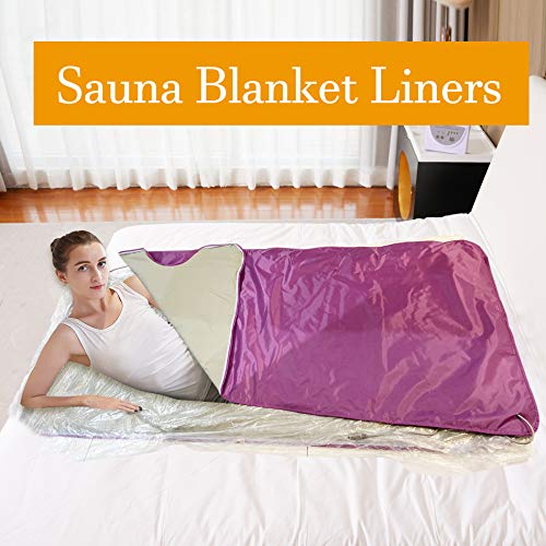 PinJaze Disposable 50Pieces Plastic Body Wrap Film 83（L）×43 (W) Inches