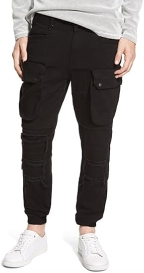 distressed cargo joggers