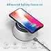 SUSYTA Fast Wireless Charger,Wireless Charging Stand Compatible for iPhone Xs MAX/X,Samsung Galaxy Note 9/S9/S9 Plus/Note 8/S8,Wireless Charger with Bluetooth Speaker