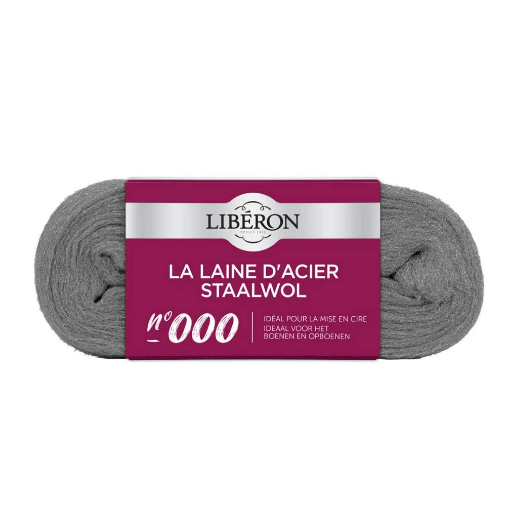Libéron 4382 Steel Wool No. 000-Waxing-150 g, Colourless, n° 000-150g