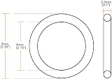 TA-VIGOR 10Pcs Nitrile Rubber O-Rings 9mm OD 4mm ID 2.5mm Metric Sealing Gasket view 2