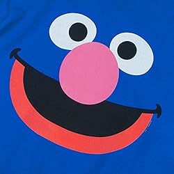 Sesame Street Grover Face T Shirt & Stickers