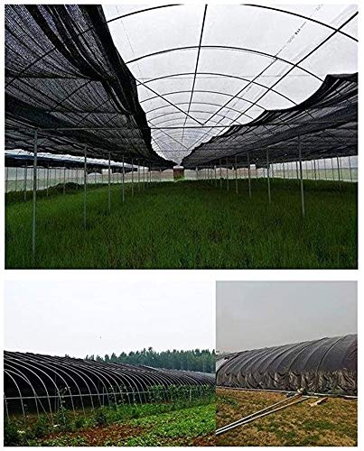 SYY Sonnensegel Schattennetz, Verdickte Und Verschlüsselte Schwarze Markise, 95% Sonnenschutz Und UV-Schutz, Großer… – Bild 8