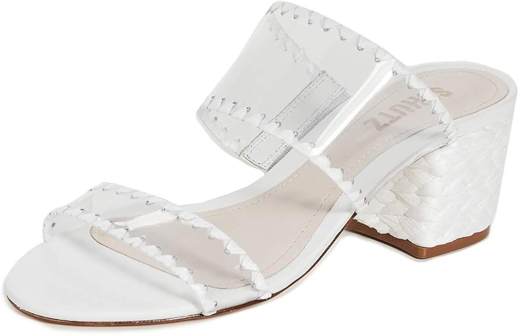 schutz blanck transparent sandals