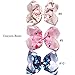 20PCS 6Inch Large Big Hair Bows Grosgrain Ribbon Rainbow Bow Alligator Hair Clips Hair Accessories For Baby Girls Toddlers Kids Teens