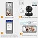 WONNIE Wireless IP Camera 1080P, WiFi Home Surveillance Security Camera for Baby/Elder/Pet/Nanny Monitor, Pan/Tilt, Two-Way Audio & Night Vision(Black)