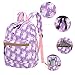Preschool Backpack for Kids Girls Toddler Backpack Kindergarten School Bookbags (Cute unicorn-Purple)