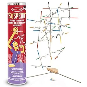 Melissa & Doug Suspend Family Games for Kids and Adults | Stacking Tower Balancing Toy Board Game | Activity Games for…
