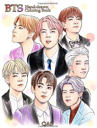 BTS Hand-drawn Coloring Book