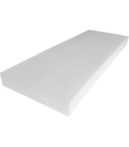 Cuscino In Schiuma Imbottitura Foamtouch Made In USA - Densità Media 6x30x72 | Ideale Per Tappezzeria, Sedie, Materassi