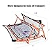 Soccer Rebounder Net by Soccer Wave | SoccerWave Jr. 2 in 1 Skill Trainer | Designed to Refine Trapping and Passing Accuracy