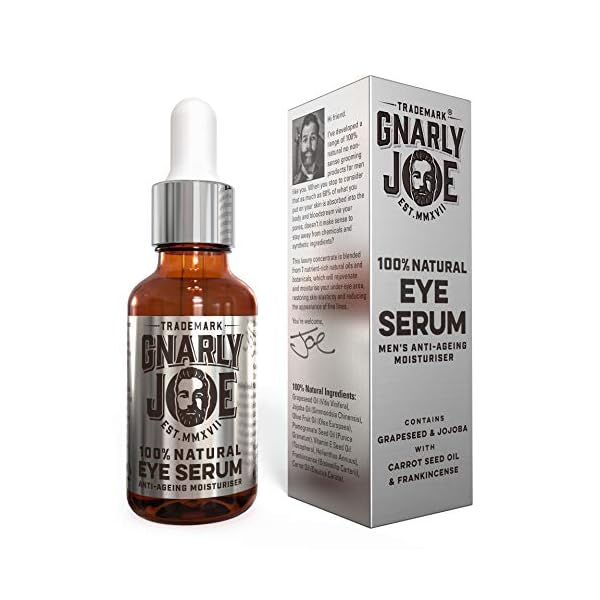 Gnarly-Joe-Concentrated-Eye-Serum-for-Men-100-Natural-Anti-Ageing-and-Anti-Wrinkle-with-Grapeseed-Jojoba-Carrot-Seed-and-Frankincense-30-ml Gnarly Joe Eye Serum for Men. 100% Natural. Anti-Aging, Anti-Wrinkle. Jojoba, Carrot Seed and Frankincense. Concentrated…