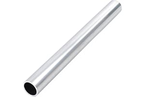 UAUAFIFI 6061 Aluminum Tubing, 1-1/4" (32mm) OD x 1" (26mm) ID 13” Length 3mm Wall Thickness Seamless Round Tube Metal Straight Pipe for Industry, DIY, Furnishing,Decoration,Industry