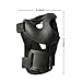 MAXZOLA Kids Protective Pads Knee Pads Elbow Pads Wrist Guards 3 In 1 Protective Gear Set (Black)