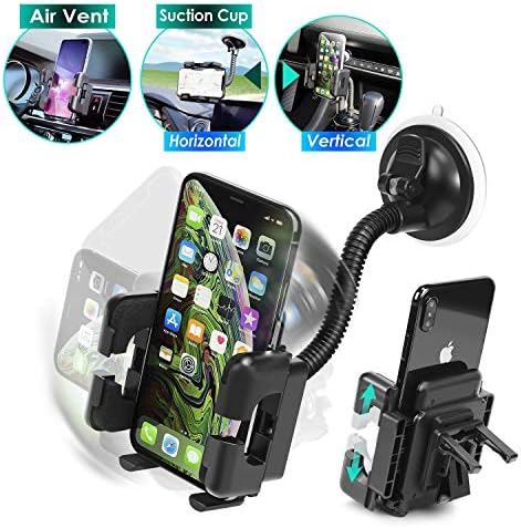 Car Mount Phone Holder for Rim BlackBerry Pearl Flip 8220 T-Mobile
