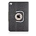 iPad Mini 4 Case,Thankscase Rotating Case Smart Cover for iPad Mini 4 with Wallet Pocket with Hand Strap with Great Pattern for iPad Mini 4 (Black Gold)